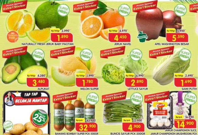 Promo segar Superindo Kamis 18 September 2025. (superindo)